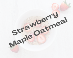 Strawberry Maple Oatmeal